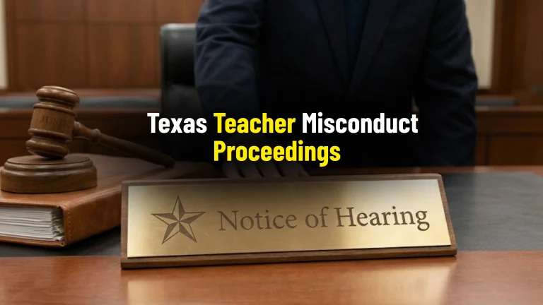Texas teacher misconduct