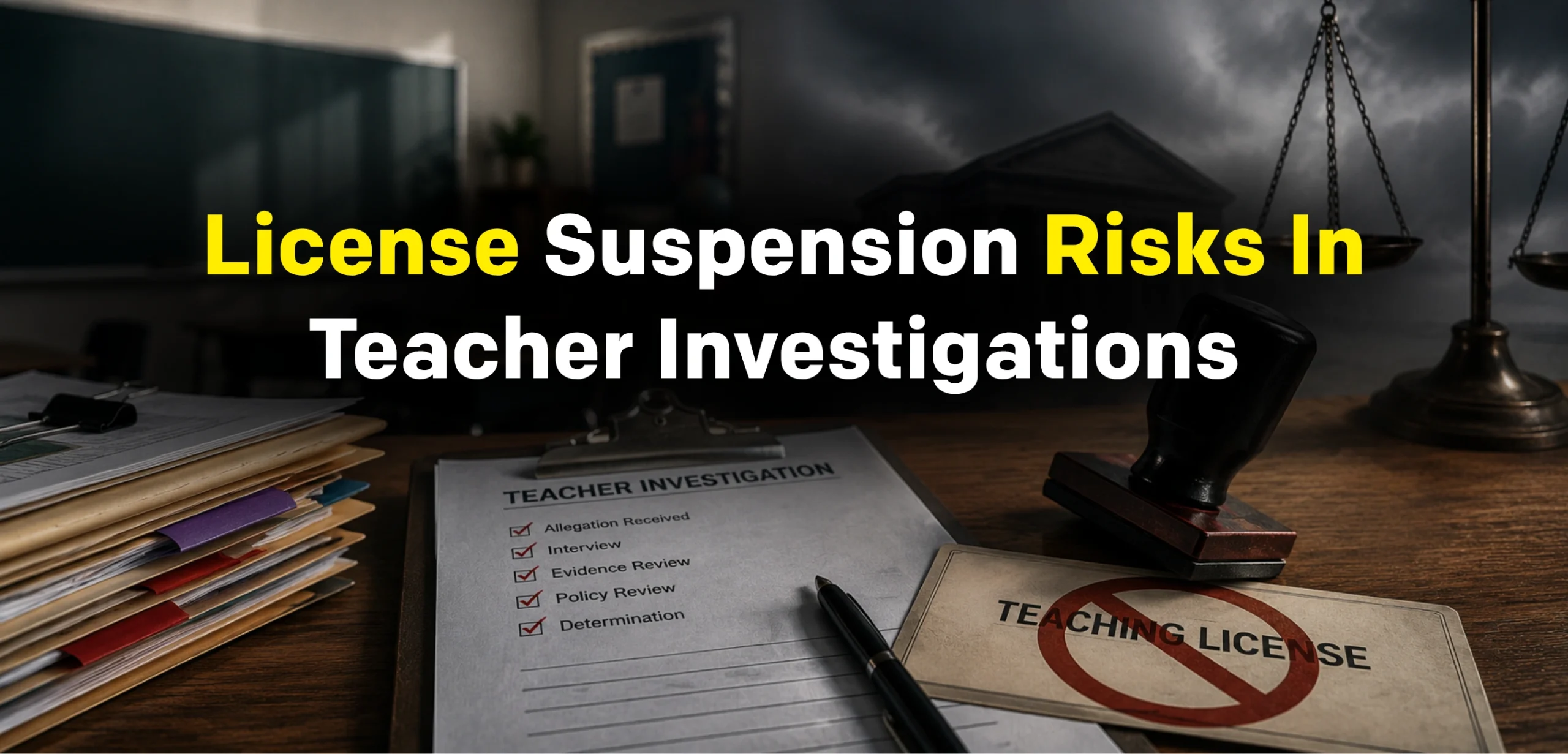 Texas teacher investigation defense